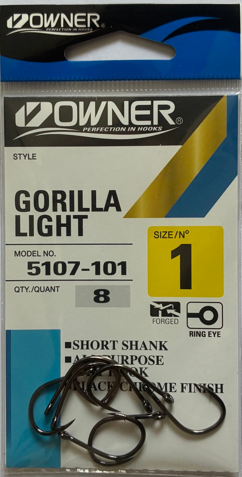 Emballage des hameçons Owner Gorilla Light taille 1