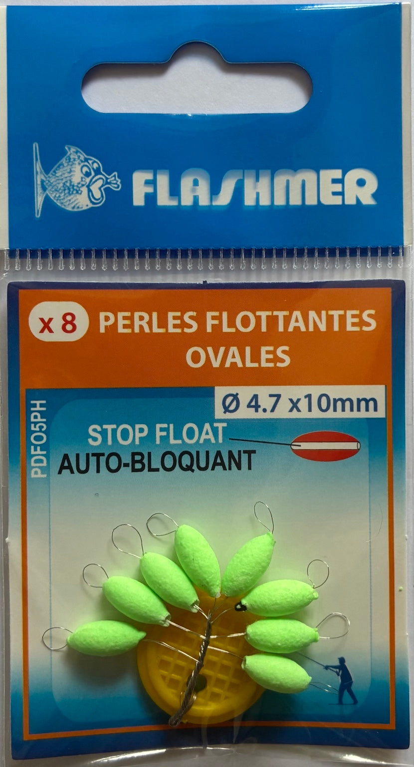 Packaging perles flottantes ovales phosphorescentes Flashmer 5 x 10 mm