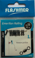 Packaging émerillons rolling Flashmer numéro 20