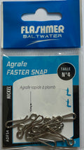 Packaging agrafes Faster Snap Flashmer taille 4